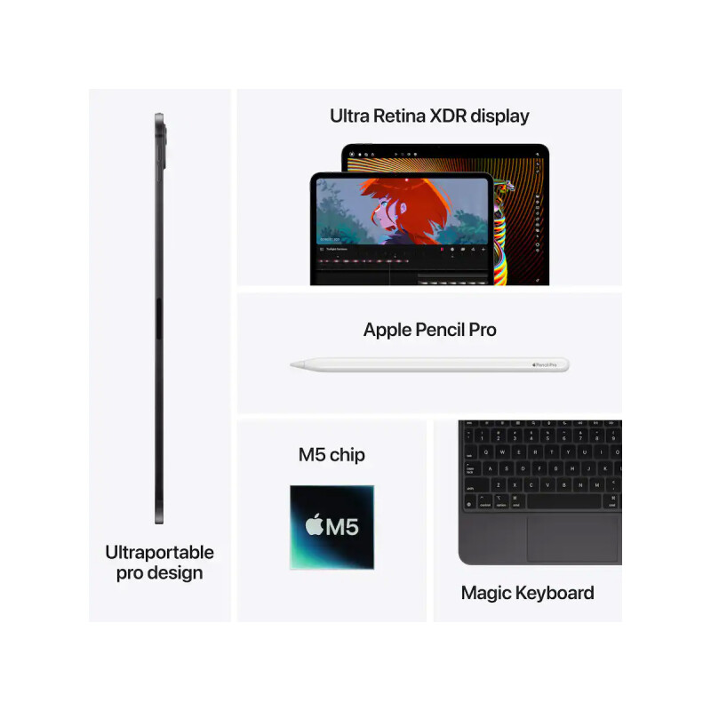 Tablet Apple iPad Pro M5 256GB 8GB MDYK4 13" Silver Tablet Apple iPad Pro M5 256GB 8GB MDYK4 13" Silver