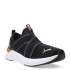 Championes de Mujer Puma Softride Harli Slip On Negro - Dorado