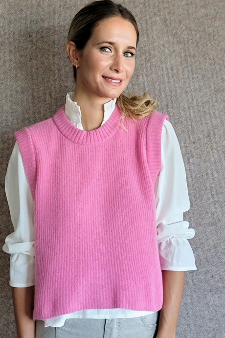 Chaleco Olivia Rosa Chicle