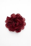 Broche flor rojo