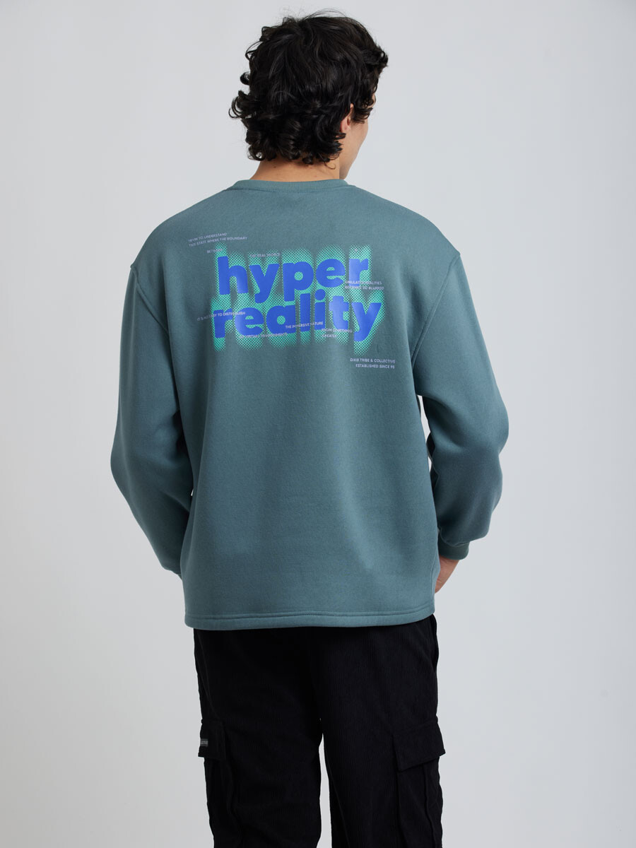 SWEATER PERIL DIXIE - Azul Piedra 