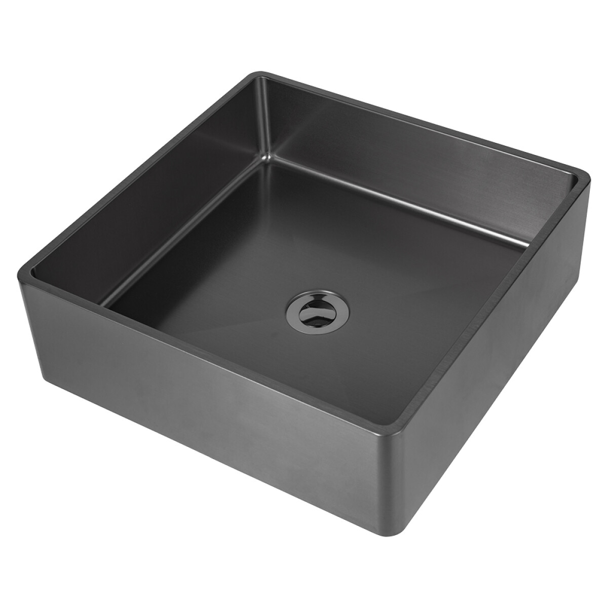 Pileta Simple Ac.304 Cuad.negra 40x40x13 