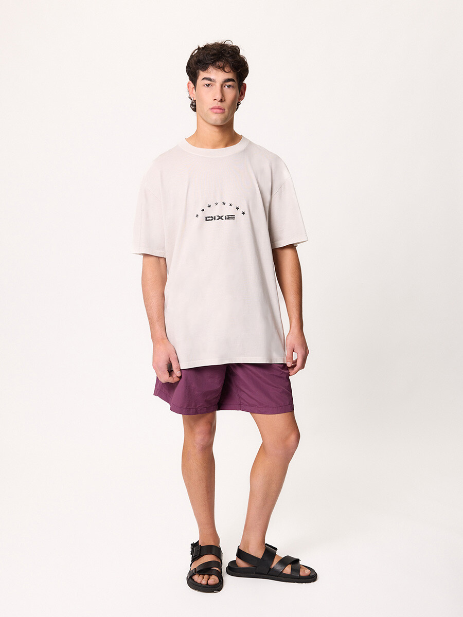 T-SHIRT M/C COSTA DE ORO DIXIE Gris Claro