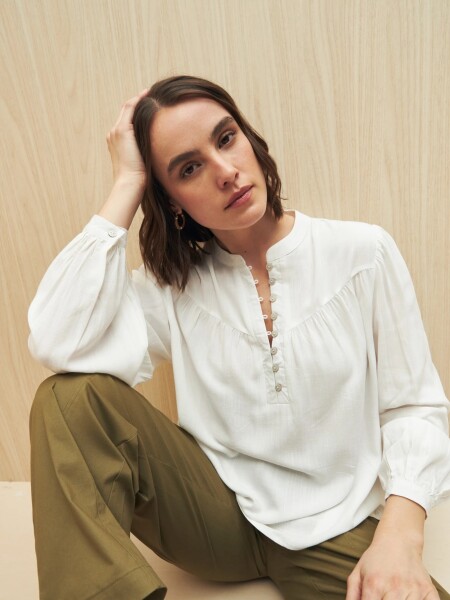 CAMISA ALLIE BRICK BLANCO