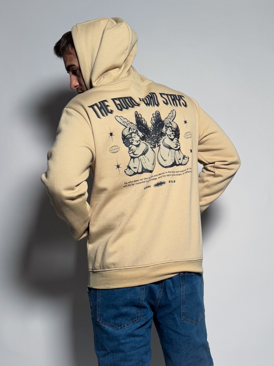 Canguro con estampas Emir - Beige 