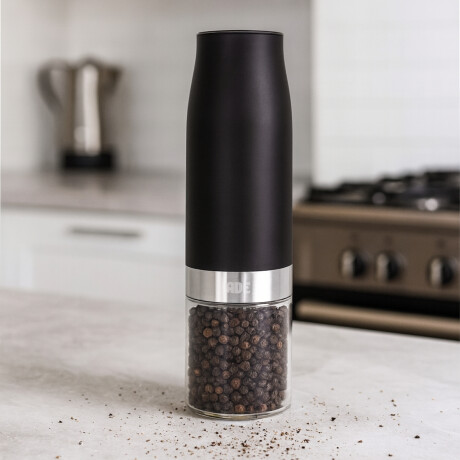 Molinillo Eléctrico Sal y Pimienta Negro ADE Molinillo Eléctrico Sal y Pimienta Negro ADE