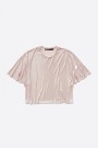 CAMISETA BOXY METALIZADA Gris