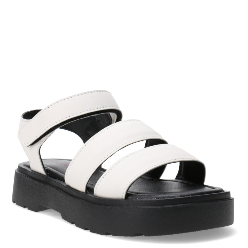 Sandalias de Niña MINI Miss Carol DRAGA con dos tiras Blanco