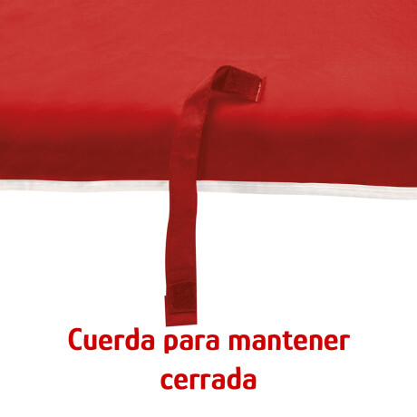 Sombrilla Playa Jardin Clásica MOR 1,80 M FPS 70 Aluminio Rojo/plata