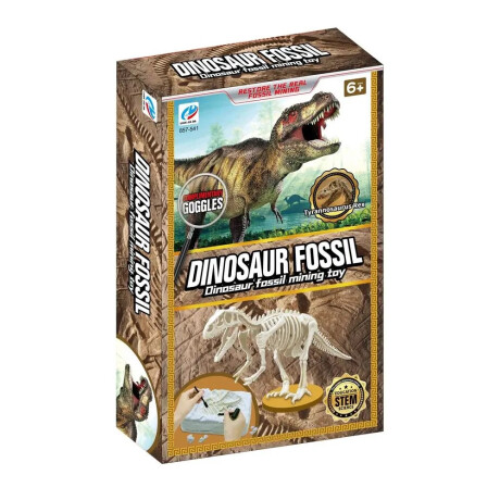 Kit de excavación de fósiles de dinosaurio Kit de excavación de fósiles de dinosaurio