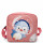 Lunchera tutti rosa con pingüino