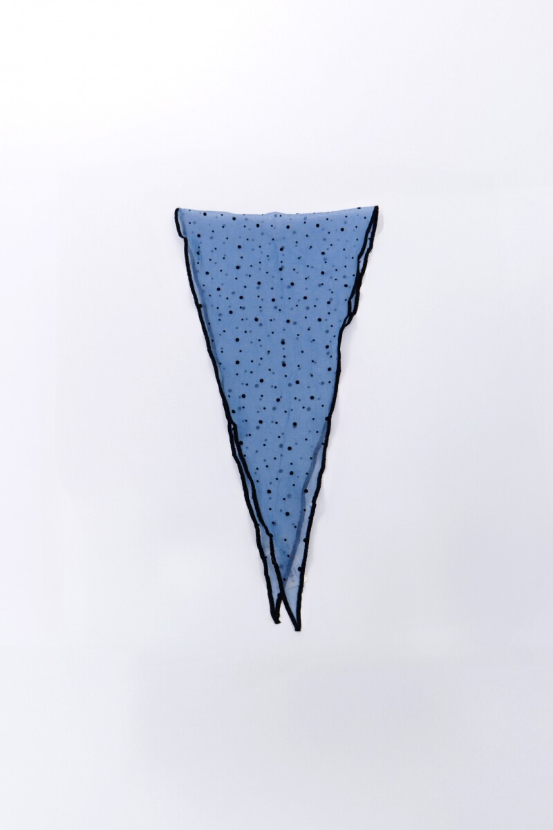 PAÑUELO DOT AZUL
