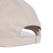 Gorra Adidas de BBALL 3 Tiras New Logo Beige - Blanco