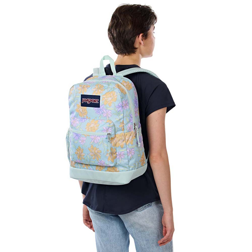 Cross Town Plus Faded Floral Fresh Mint