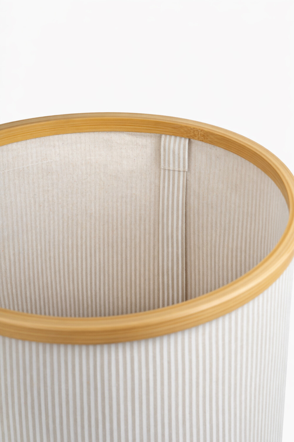 Cesto Aurien A Rayas C/tapa Estampado 1