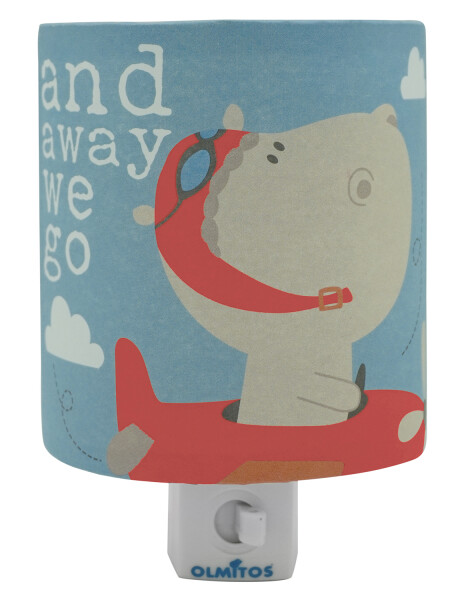 Veladora lámpara de noche para niños Olmitos 7W Hippo