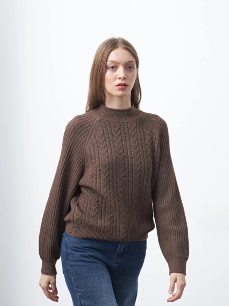 POLERA D.CASSIN LUCERO CHOCOLATE