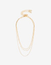 Collares Cortos Metal Set De Mix Collares - Dorado