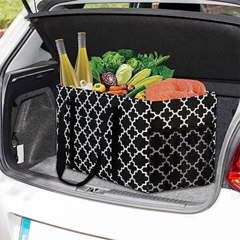 Bolsa plastillera negra con diseño 70*39*42 cm Bolsa Plastillera Negra Con Diseño 70*39*42 Cm