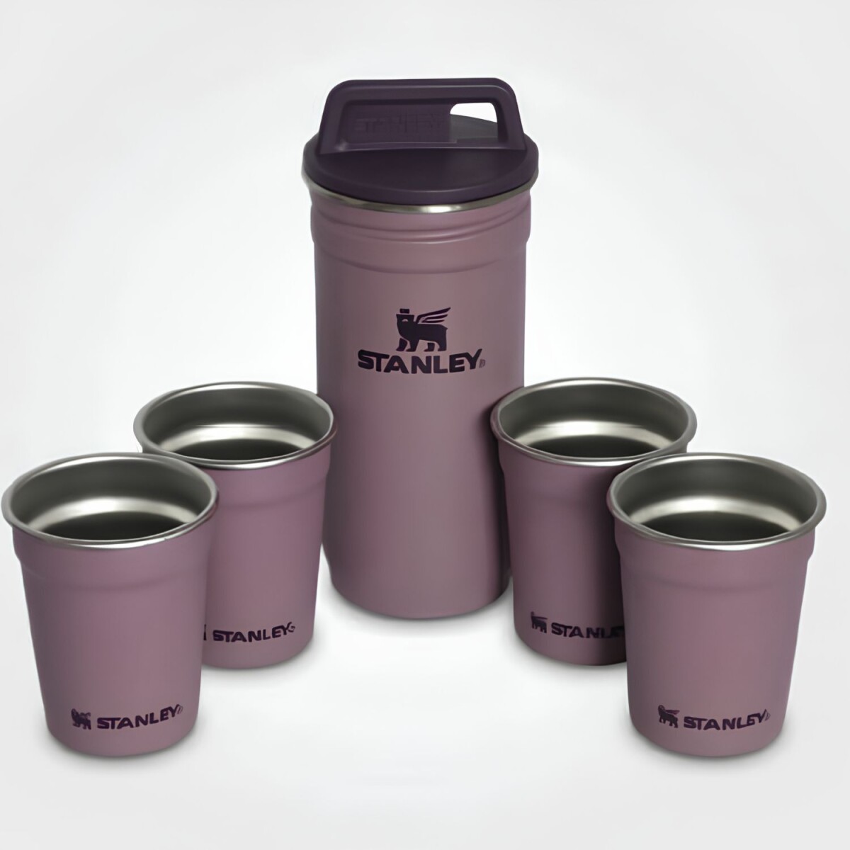 Set de vasos chupito Stanley preparty shots de 59 ml c/vaso Lila 