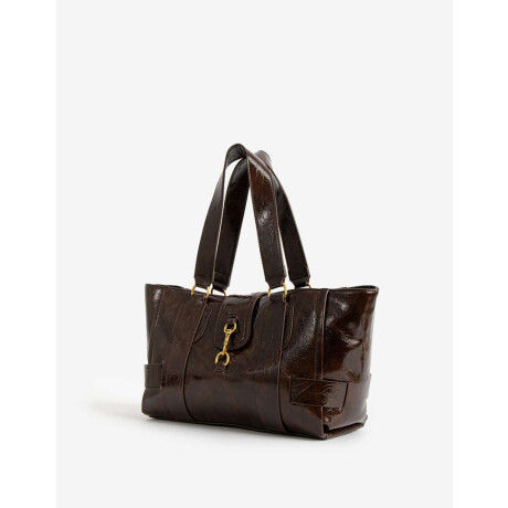 Cartera Baguette Marron Chocolate
