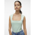 VMMILLION SL SQUARE NECK TOP SB5 TS Silt Green