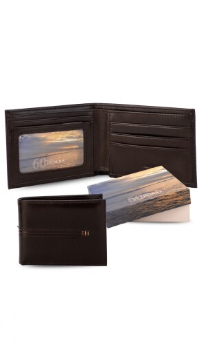 BILLETERA CUERO BACO CAOBA