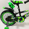 Bicicleta BMX con música y luz Rodado 12 Verde