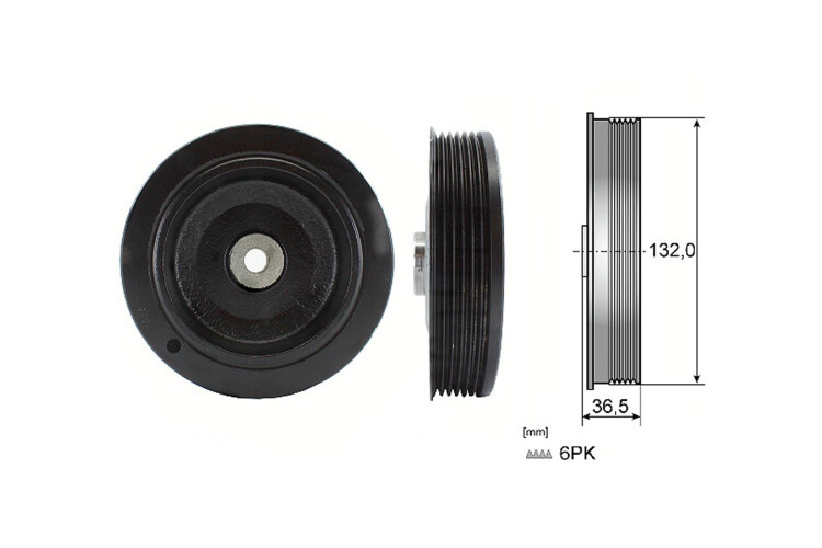 Polea Damper Renault Megane 96-99 Polea Damper Renault Megane 96-99