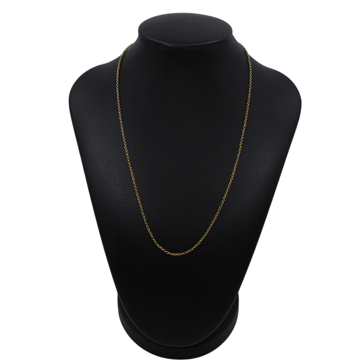 Cadena rolo fina en oro 18k amarillo. Largo 40 cm 