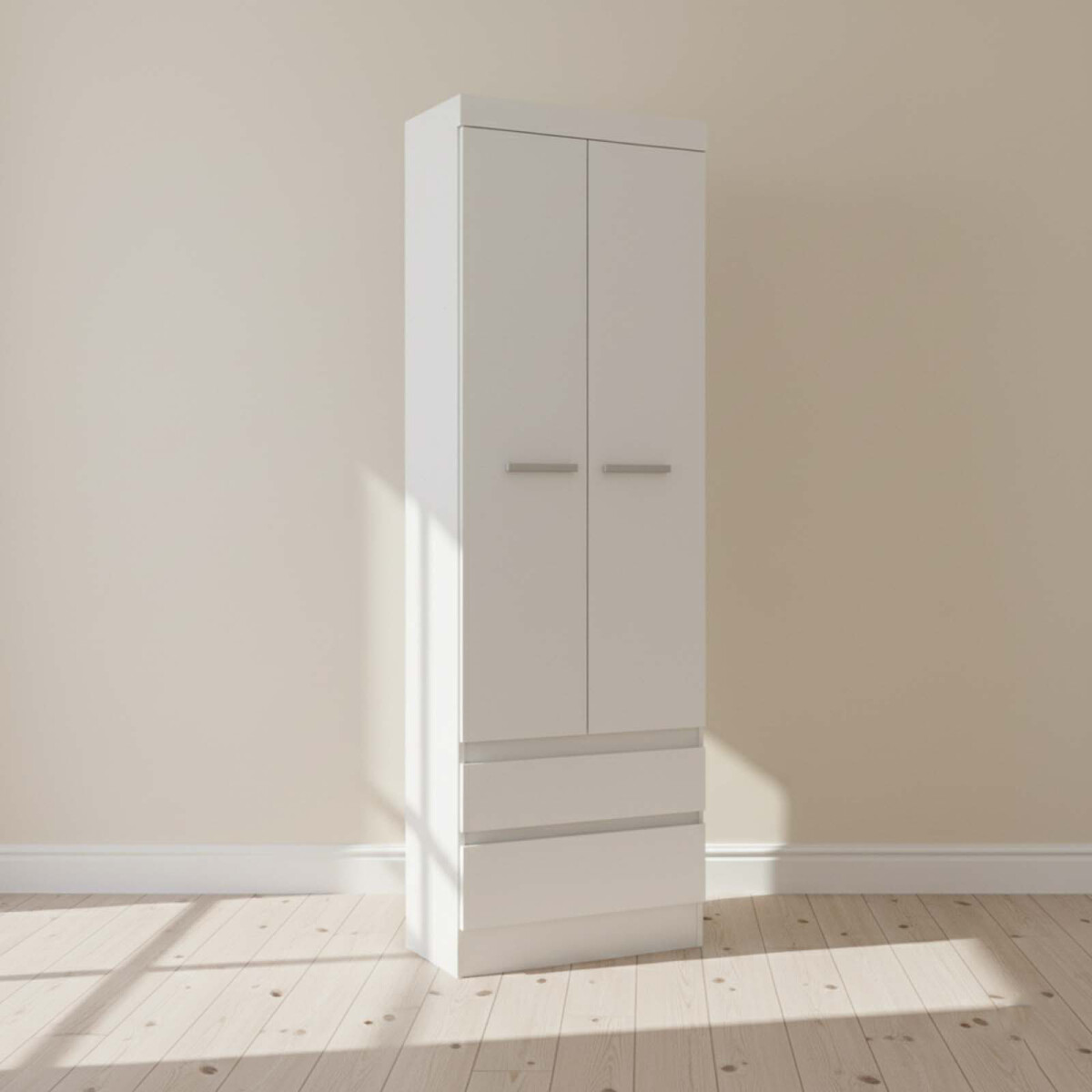 PLACARD ROPERO - 2 PUERTAS MDP BLANCO 0200R VIENA 