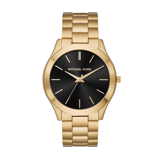 Reloj MICHAEL KORS SLIM RUNWAY Acero Dorado Esfera 44mm 0