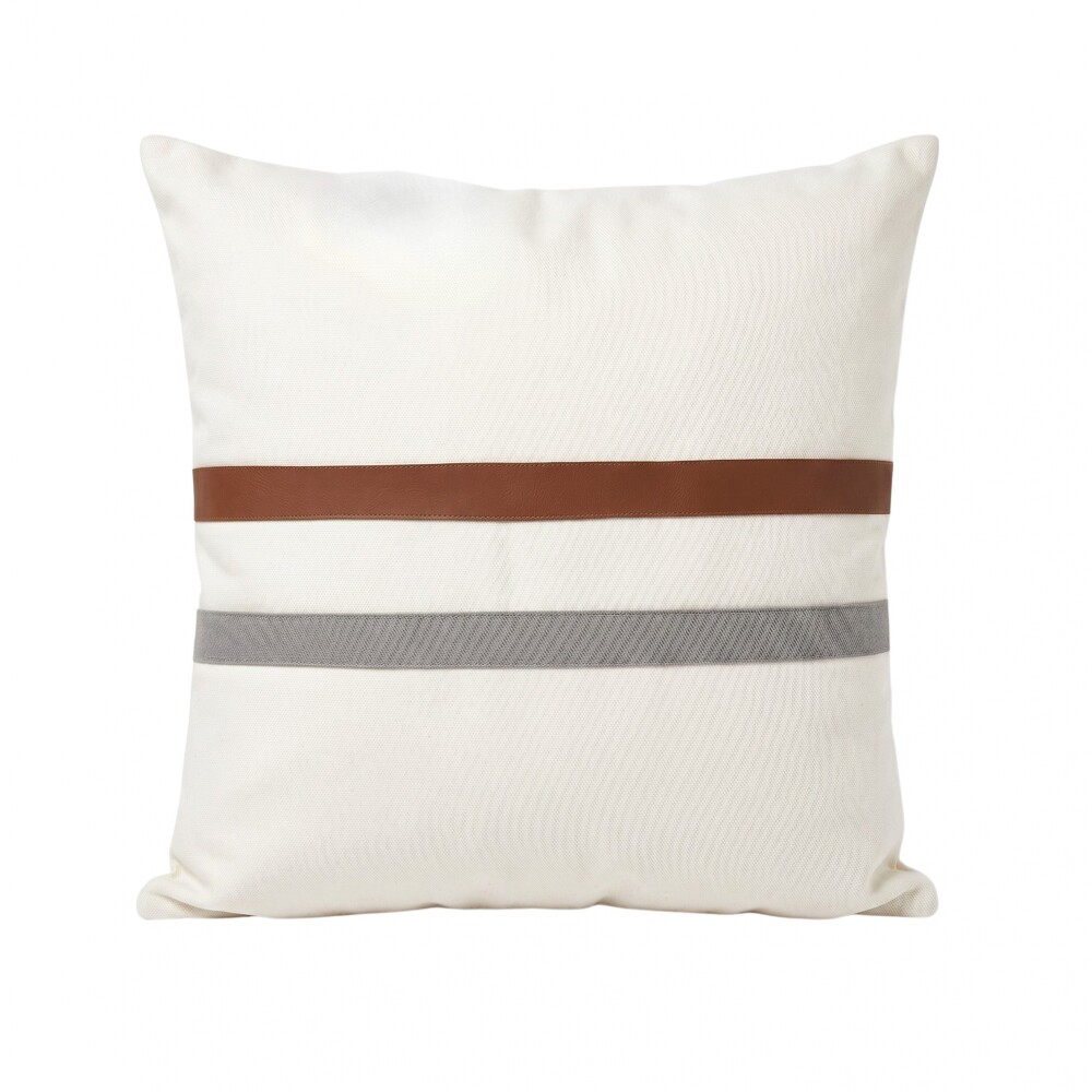 Almohadon I 50x50 - Tostado Y Gris - Pilar Almohadon I 50x50 - Tostado Y Gris - Pilar
