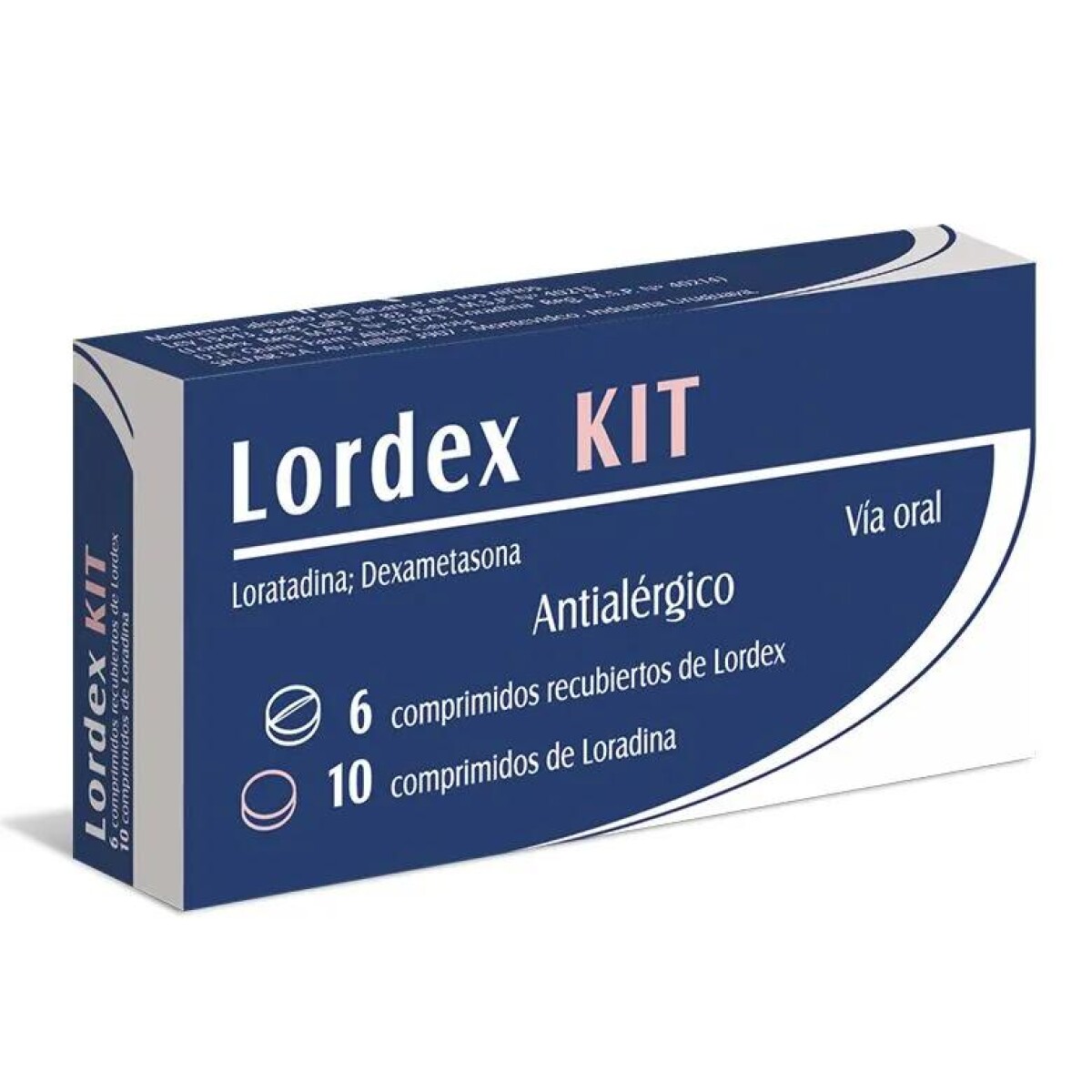 Kit Antialérgico Lordex 16 Comprimidos - Spefar 