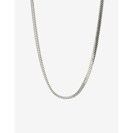 Collares Cortos Metal Plateado