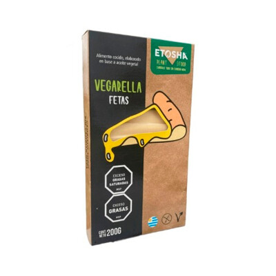 Queso Vegarella En Fetas Etosha 200g Vegarella En Fetas Etosha