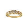 Anillo Sin Fin-Oro bajo-Piedra circonia-AN8053 conpiedra