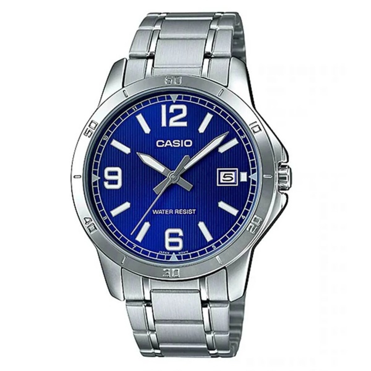 Reloj CASIO MTPV004D-2BUDF en Acero Plata Esfera 47mm 