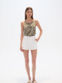 Short Bauruch Marfil / Off White