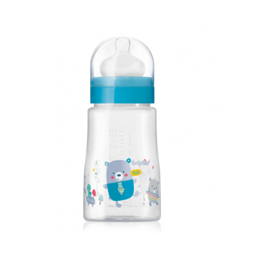 Biberon Tetina Silicona Tamaño 2 Celeste Babelito - Cont.250 mL