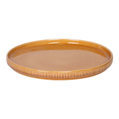 PLATO CERAMICA NARANJA ALLIE