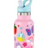 Botella acero inoxidable con sorbito y stickers skip hop rosado
