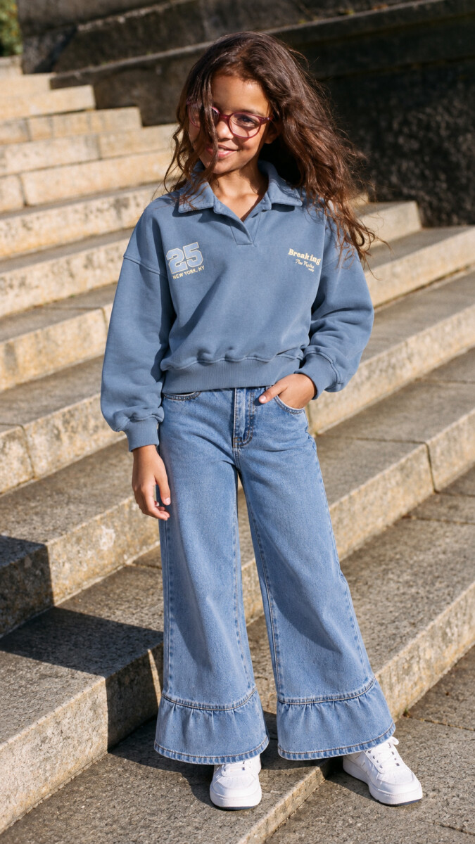 BUZO NORA II - AZUL PIEDRA 