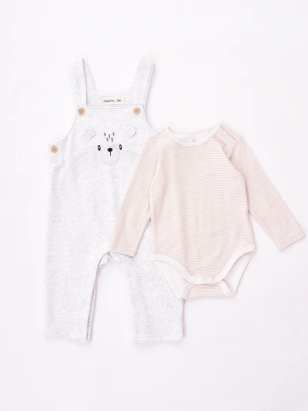 CONJUNTO TEODORO GRIS MELANGE M