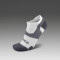 Medias Running Vectr Light Cushion No Show Compression Unisex White/grey