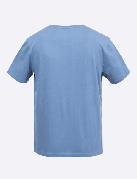 T-shirt sobreteñida azul