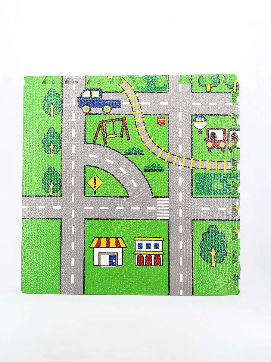 ALFOMBRA EVA TRANSIT SET X4 - VERDE 