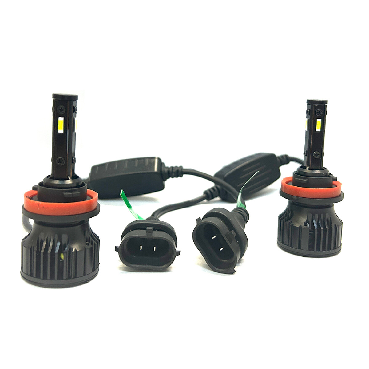 LAMPARA - LED M43 H11 4 CARAS 9-32V 6500K 5000LM JUEGO X2 DUNCAN 
