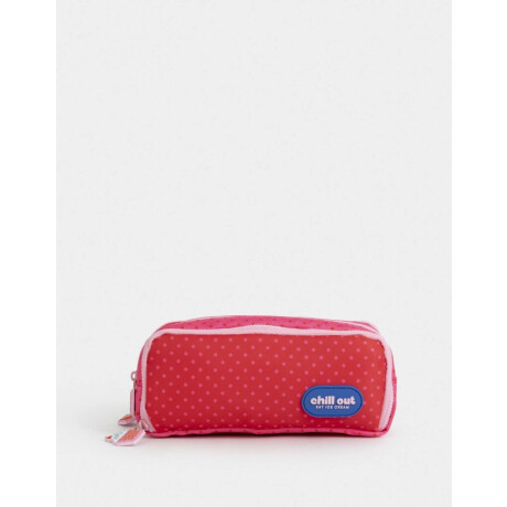 Cartuchera Estampada Rojo Medio