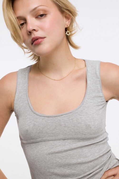 Top Roma Gris Melange